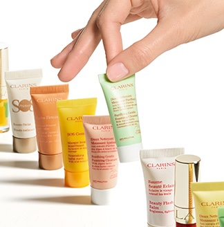 Clarins 4000 TL üzeri alışverişlerde Deneme Boy Sepette Hediye