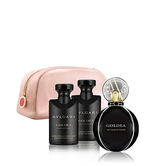 Bvlgari Goldea The Roman Night EDP 75 ml Kadın Parfüm Set - 2
