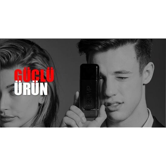 Carolina Herrera 212 VIP Black Men EDP 100 ml Erkek Parfüm - 4