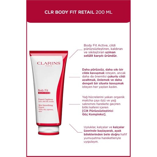 Clarins Body Fit Active 200 ml Selülit Kremi - 3
