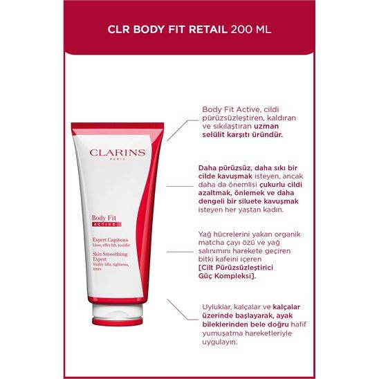 Clarins Body Fit Active 200 ml Selülit Kremi - 3