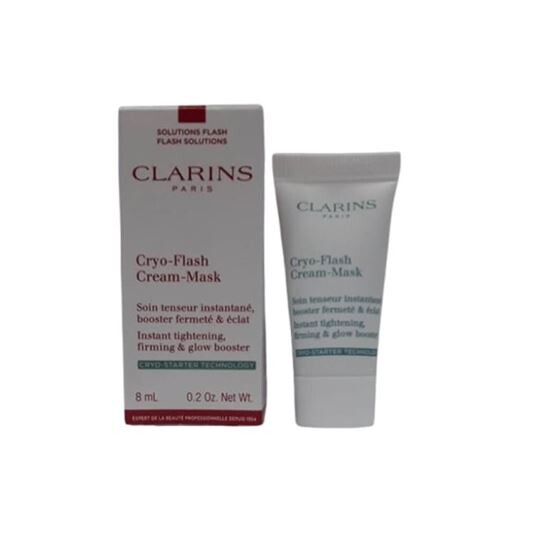 Clarins Cryo-Flash Cream Mask 8 ml Yüz Sıkılaştırıcı Maske Sample - 1