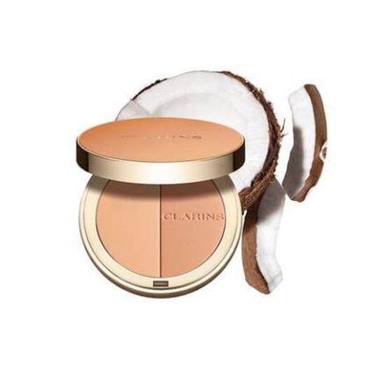 Clarins Ever Bronze Compact Powder 01 Light Bronz Pudra - 4