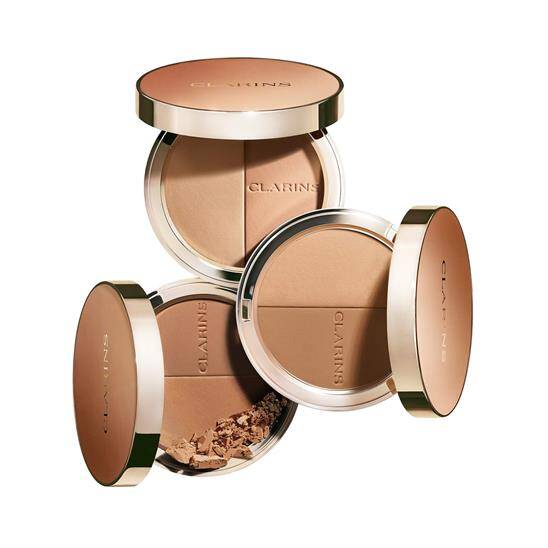 Clarins Ever Bronze Compact Powder 01 Light Bronz Pudra - 5