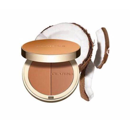 Clarins Ever Bronze Compact Powder 03 Deep Bronz Pudra - 2