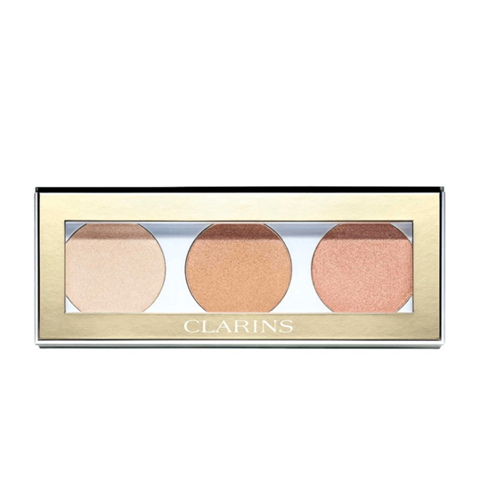 Clarins Highlighter Palette X3 Pudra Set - 1