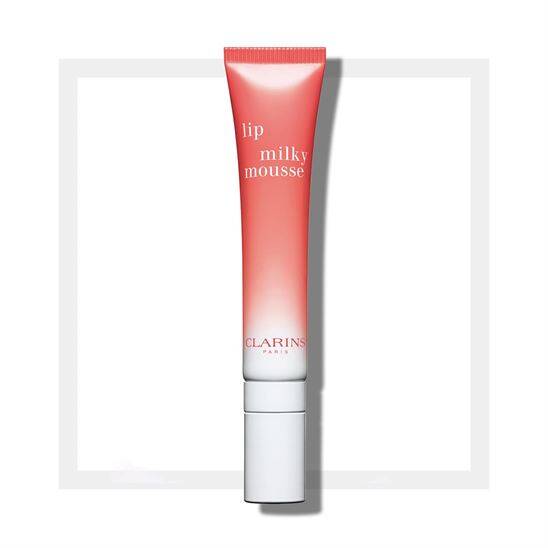 Clarins Lip Milky Mousse 02 Milky Peach Renkli Dudak Balmı - 1