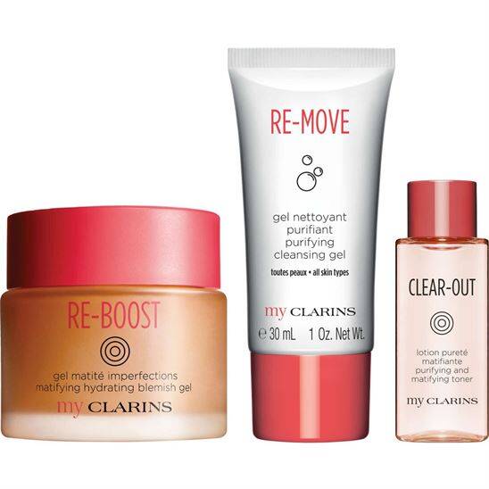 Clarins My Clarins Re-Boost Matlaştırıcı Nemlendirici Trio Set - 3