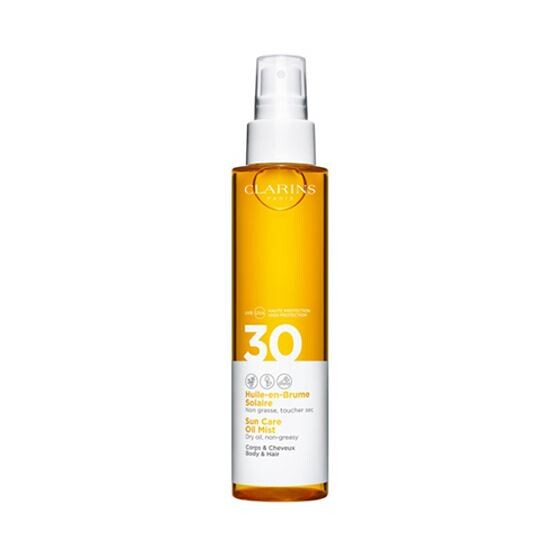 Clarins Sun Care Body Oil-in-Mist SPF30 150 ml Vücut Yağı - 1