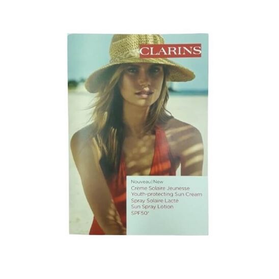 Clarins Sun Face SPF50+ Güneş Kremi + Sun Care Body Lotıon Set Sample - 1