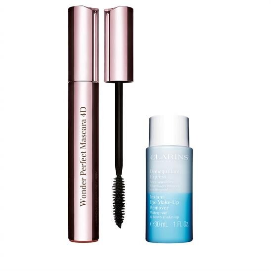 Clarins Wonder Perfect 4D Maskara Set - sticky