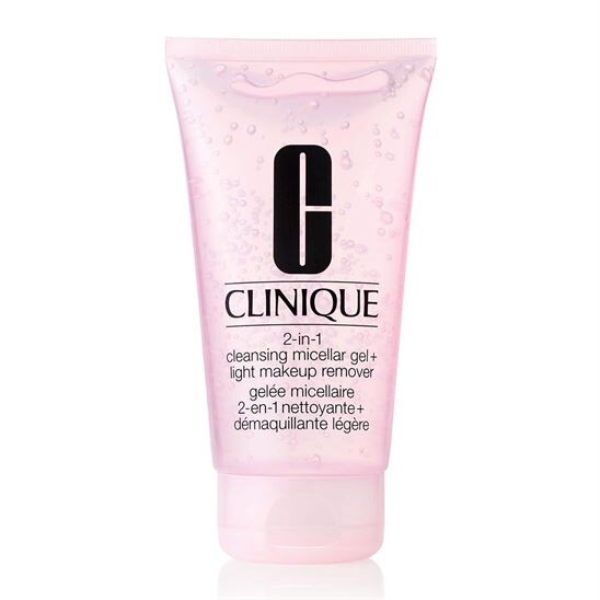 Clinique 2 in 1 Cleansing Micellar Gel Light Make up Remover 150 ml - 1