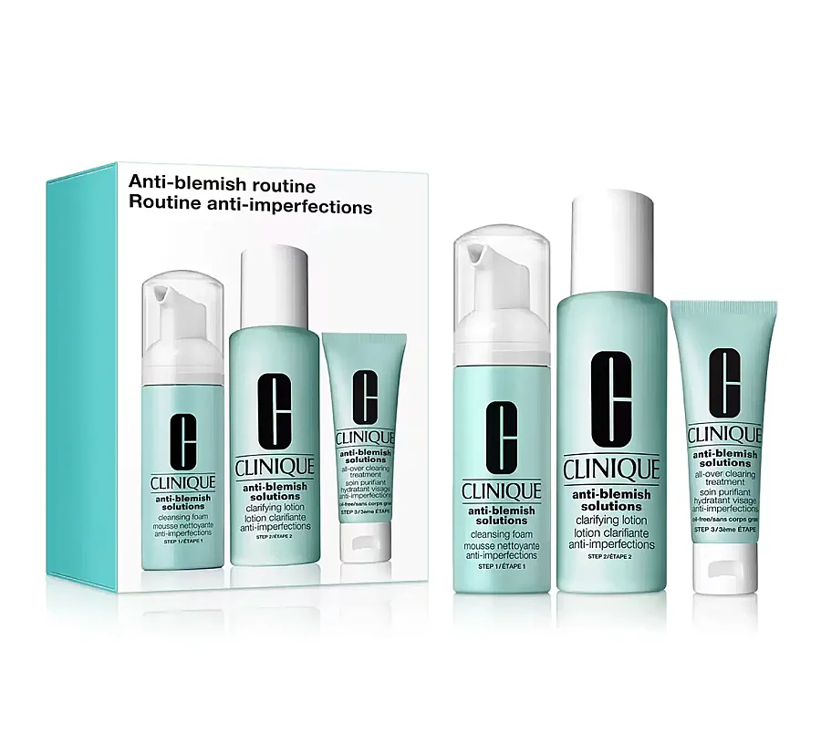 Clinique Anti-Blemish Routine Cilt Bakım Seti - 3