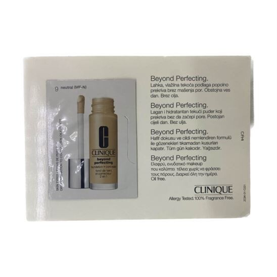 Clinique Beyond Perfecting Foundation Concealer 09 Neutral Sample - 1
