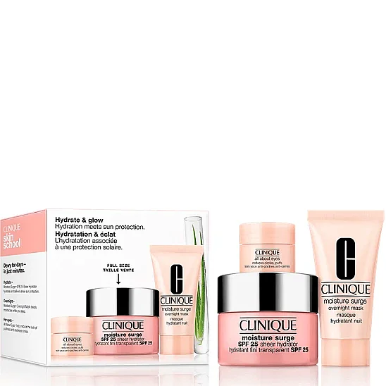 Clinique Moisture Surge Set 3' lü Güneş Koruyuculu Işıltılı Koruma Seti