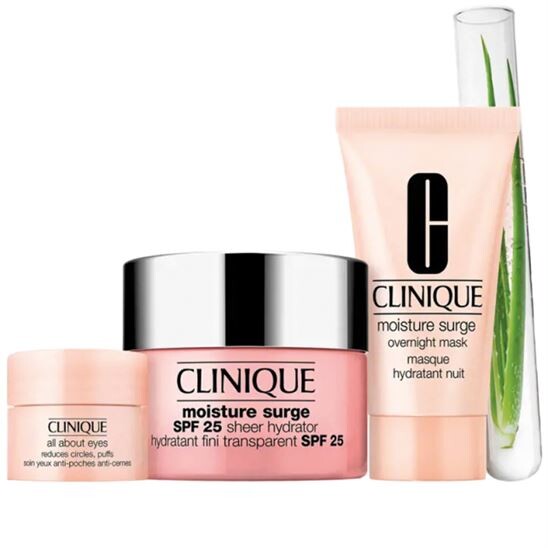 Clinique Moisture Surge Set 3' lü Güneş Koruyuculu Işıltılı Koruma Seti (1)
