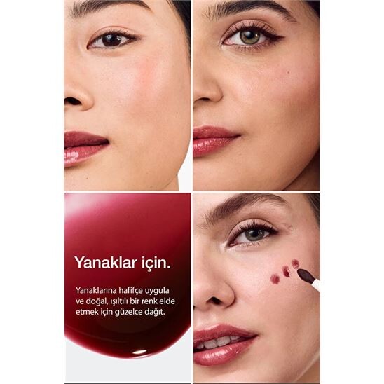 Clinique Pop Lip + Cheek Oil Black Honey Yanak ve Dudak Yağı - 9