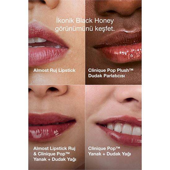 Clinique Pop Lip + Cheek Oil Black Honey Yanak ve Dudak Yağı - 11
