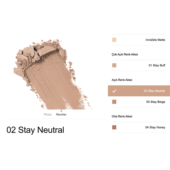 Clinique Stay Matte Sheer Pressed Powder Oil Free No 02 Pudra - 4