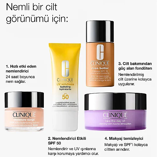 Clinique UV Solutions SPF50+ 40 ml Nemlendirici Güneş Kremi - 7