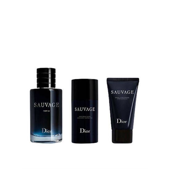 Dior Sauvage Parfum 100 ml Erkek Parfüm Set - 3