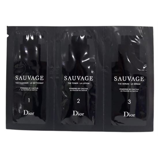 Dior Sauvage The Cleanser The Toner The Serum Set Sample - 2