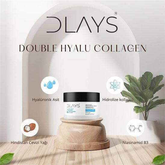 Dlays Double Hyalu Collagen Filler Yaşlanma Karşıtı Nemlendirici - 3
