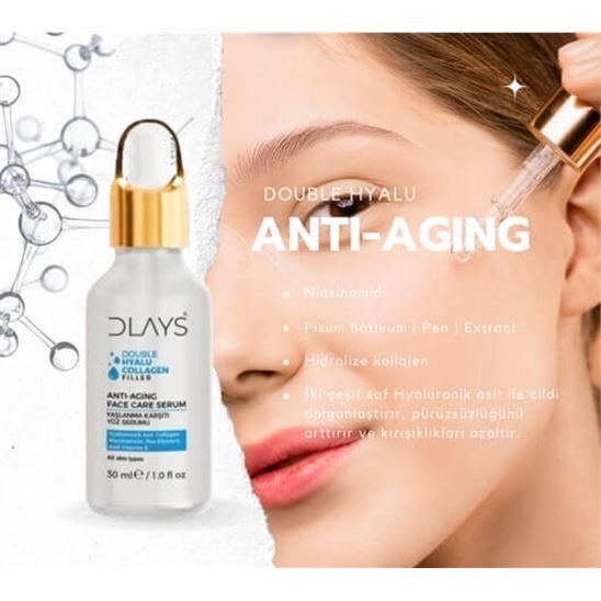 Dlays Double Hyalu Collagen Filler Yaşlanma Karşıtı Yüz Serumu (1)