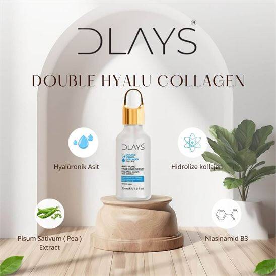 Dlays Double Hyalu Collagen Filler Yaşlanma Karşıtı Yüz Serumu - 3