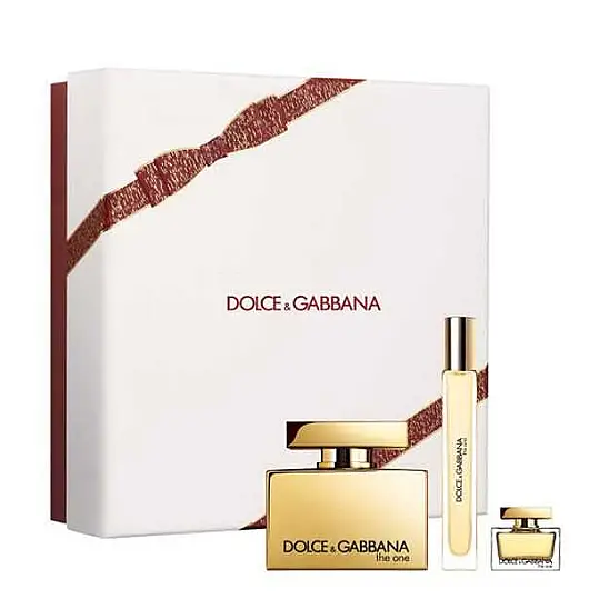 Dolce Gabbana The One Gold EDP Intense 75 ml Kadın Parfüm Seti - 1