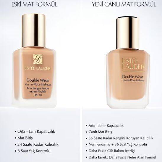 Estée Lauder Double Wear Stay-in-Place Fondöten SPF10 – 1W1 Bone – 30 ml - 3