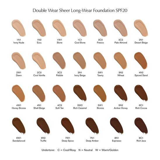 Estee Lauder Double Wear Sheer Longwear SPF20 30 ml 4N1 Fondöten - 5