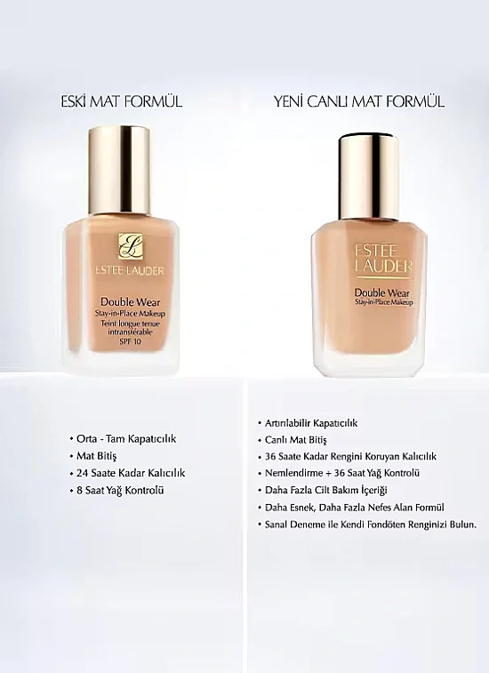 Estee Lauder Double Wear Stay-in-Place Fondöten SPF10 – 2W1.5 30 ml - 10