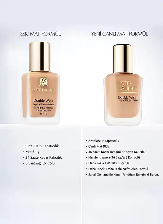 Estee Lauder Double Wear Stay-in-Place Fondöten SPF10 – 2W1.5 30 ml - 10