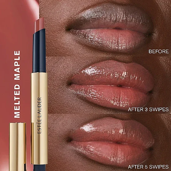 Estee Lauder Pure Color Melt-On Glosstick 185 Melted Maple Ruj - 3