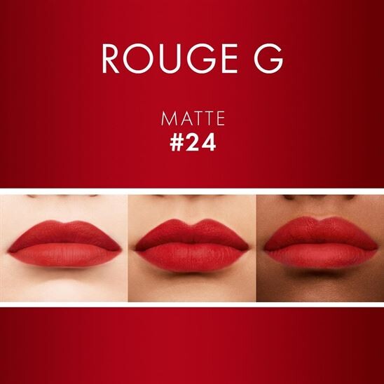 Guerlain Rouge G Lips Refill Mat N24 Ruj - 3