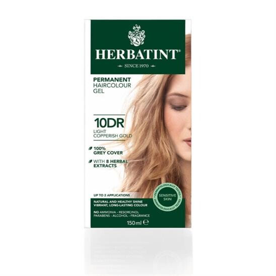 Herbatint 10DR Light Copperish Gold Açık Bakır Altın Saç Boyası