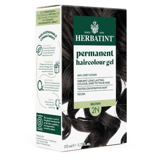 Herbatint 2N Brown Kahverengi Saç Boyası - 1