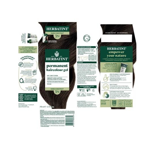 Herbatint 3N Chatain Fonce Koyu Kestane Saç Boyası - 3
