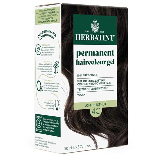 Herbatint 4C Chatain Cendre Küllü Kahve Saç Boyası