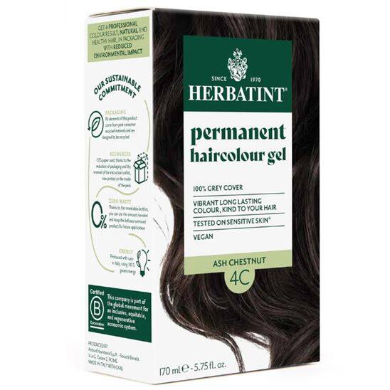 Herbatint 4C Chatain Cendre Küllü Kahve Saç Boyası - 1