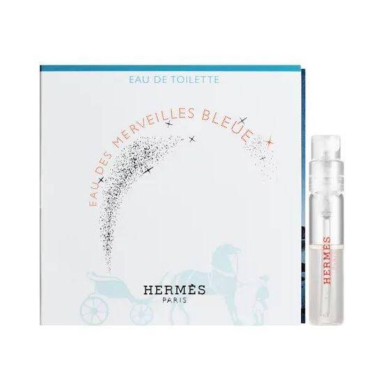 Hermes Eau Des Merveilles Bleue EDT 2 ml Kadın Parfüm Sample - 1