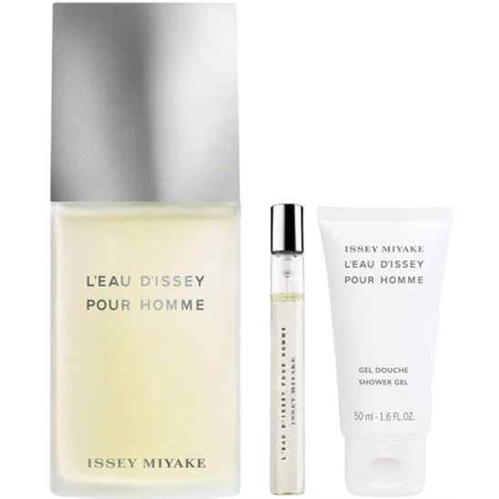Issey Miyake L'Eau D'Issey Pour Homme EDT 125 ml Erkek Parfüm Set (1)