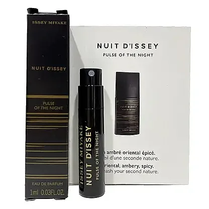 Issey Miyake Nuit  D issey Pulse of The Night EDP 1 ML Erkek Sample