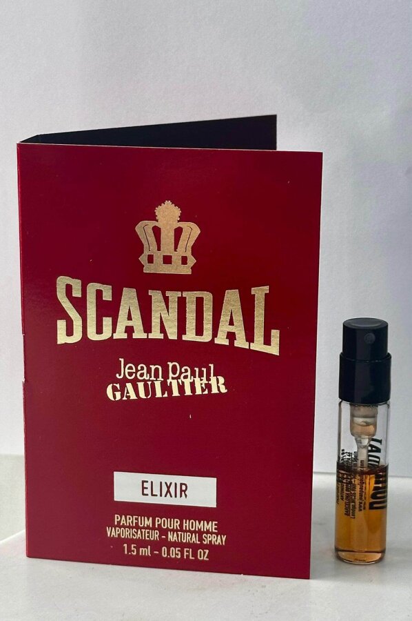 Jean Paul Gaultier Scandal Elixir Parfum Pour Homme 1,5 ml Erkek Parfüm Sample 