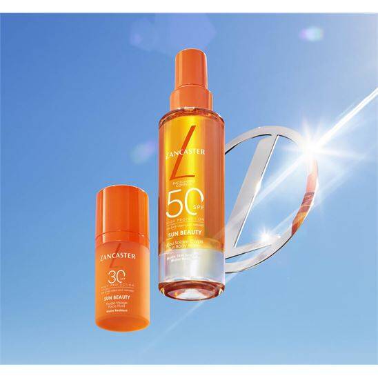 Lancaster Sun Beauty Sun Protective Fluid SPF30 30 ML Yüz Güneş Kremi - 8