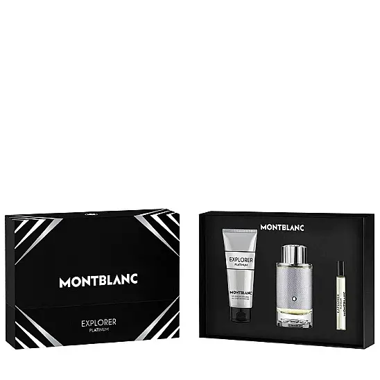 Montblanc Explorer Platinum EDP 100 ml Erkek Parfüm Seti - 1