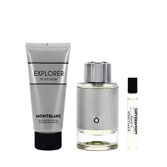 Montblanc Explorer Platinum EDP 100 ml Erkek Parfüm Seti - 2