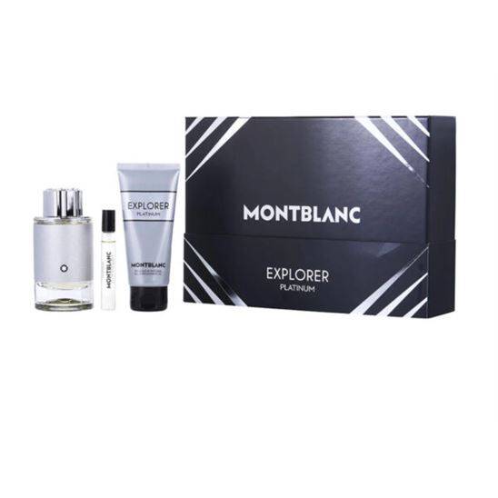 Montblanc Explorer Platinum EDP 100 ml Erkek Parfüm Seti - 1