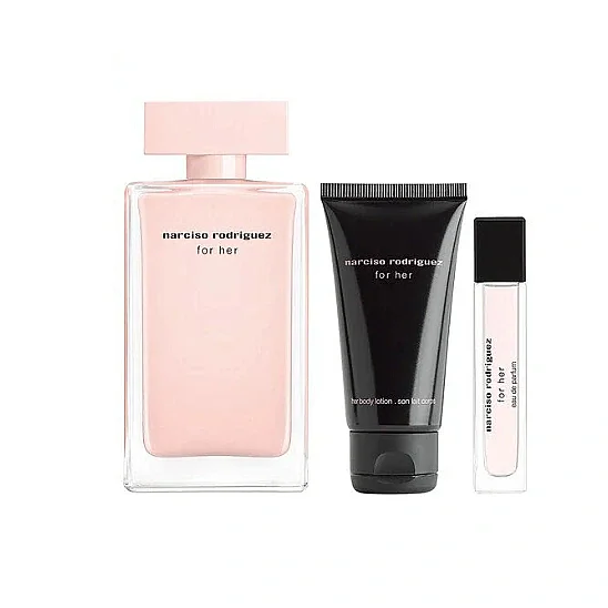 Narciso Rodriguez For Her EDP 100 ml Kadın Parfüm Hediye Seti (1)